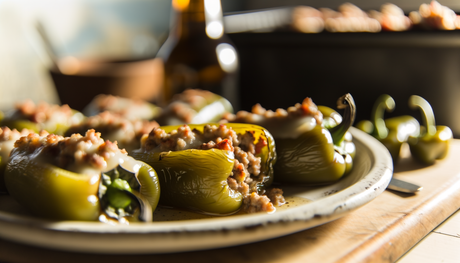 Iowa Grilled Stuffed Peppers on the Arteflame Grill