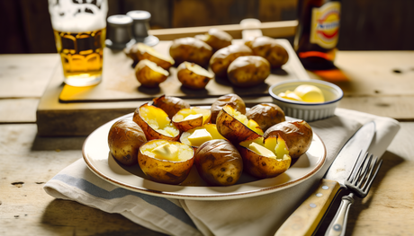 Danish Arteflame Baked Potatoes with Smør