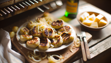 Austrian Grilled Bread Dumplings with Cheese