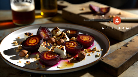 Norwegian Flame-Roasted Beets with Goat Cheese