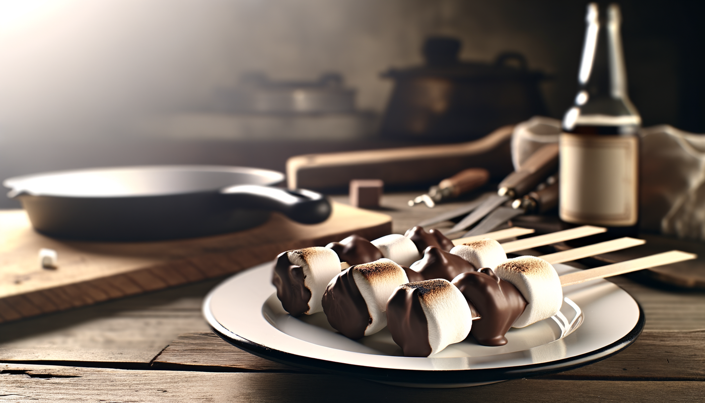 Swiss Chocolate Marshmallow Skewers