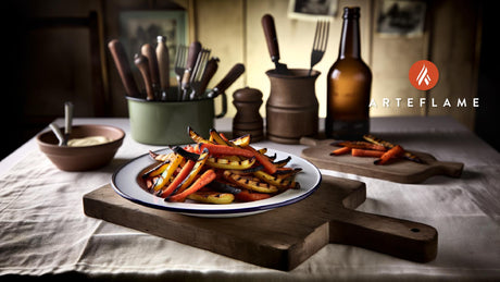 Polish Charred Carrot and Parsnip Fries on Arteflame