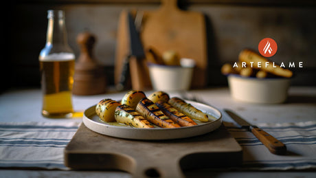 Swedish Grilled Parsnips with Nordic Herb Butter