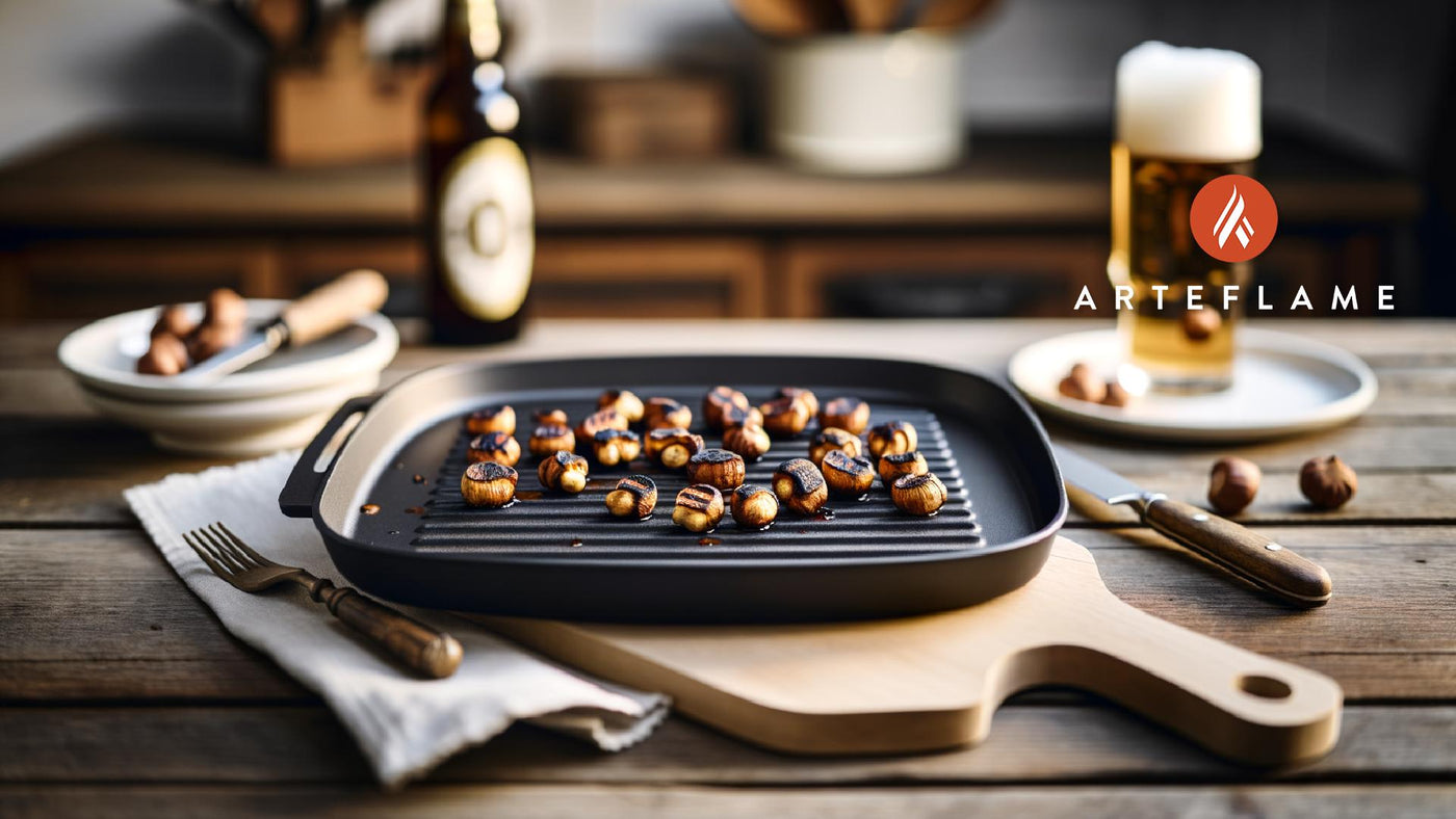 German Grilled Roasted Hazelnuts
