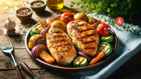 Perfectly Grilled Chicken Breasts with Butter