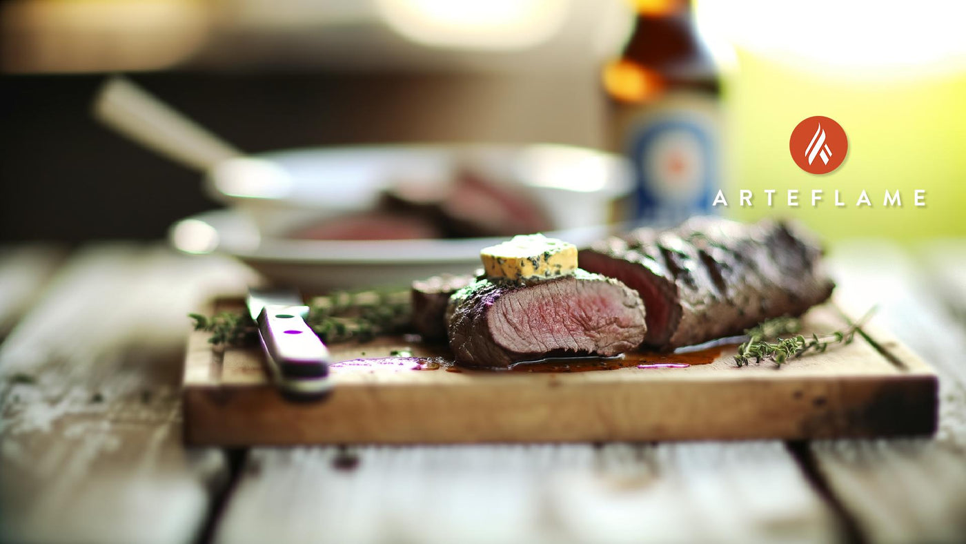 Grilled Michigan Venison Backstrap with Juniper Butter