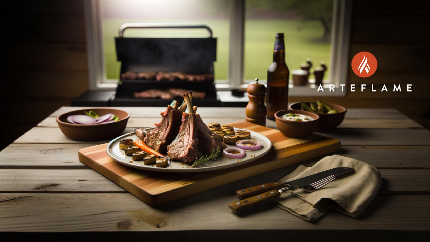 Missouri Ozark BBQ Goat Chops on the Arteflame Grill