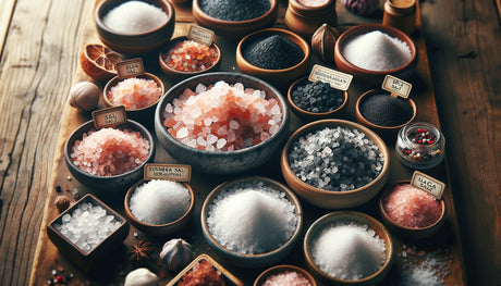 all different kinds of salt