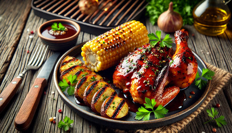 Smoky BBQ Chicken with a Caramelized Glaze