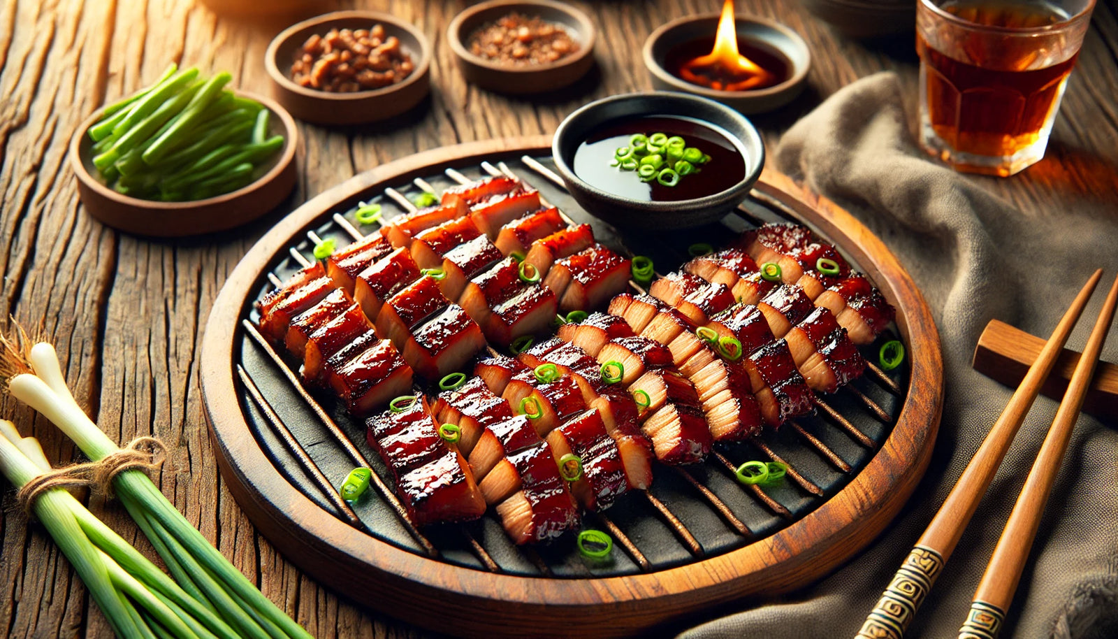 Smoky Arteflame Grilled Cantonese Char Siu Pork