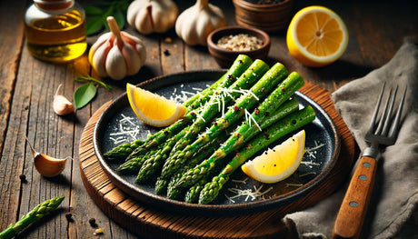 Smoky Grilled Asparagus with Parmesan and Lemon