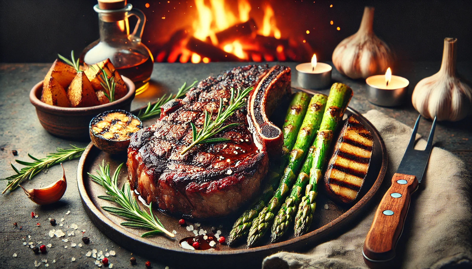 Perfectly Grilled Ribeye with a Smoky Char