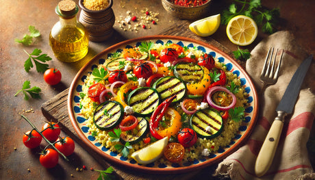 Grilled Vegetable Couscous with Fresh Herbs