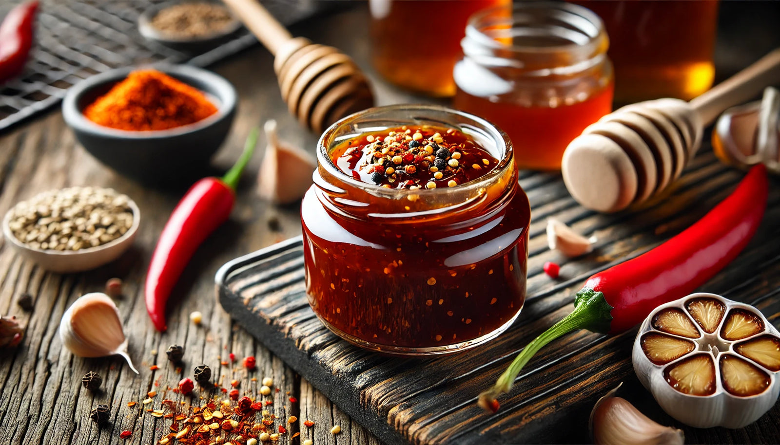 Hot and Spicy Barbecue Sauce with Smoky Depth