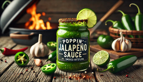 Smoky Poppin' Jalapeño Sauce with Lime and Garlic