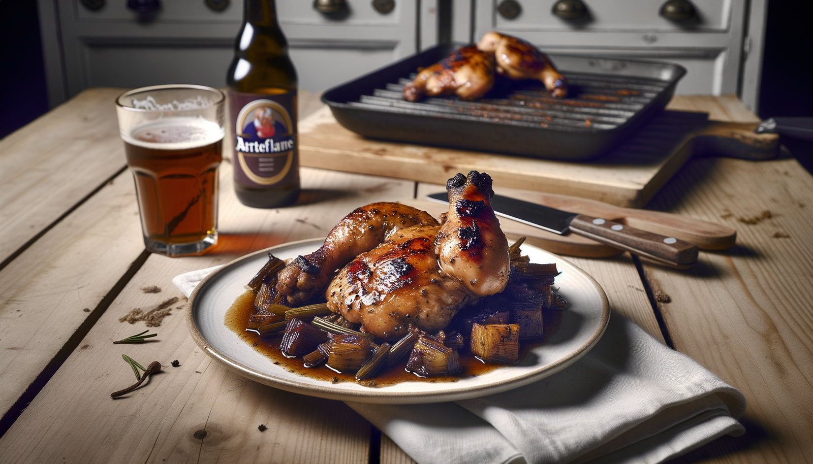 Belgian Beer-Brined Grilled Chicken