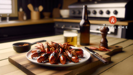 Louisiana BBQ Crawfish Tails with Smoky Butter Glaze