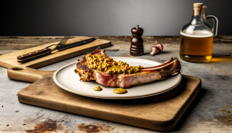 Norwegian Horseradish-Smoked Pork Chop