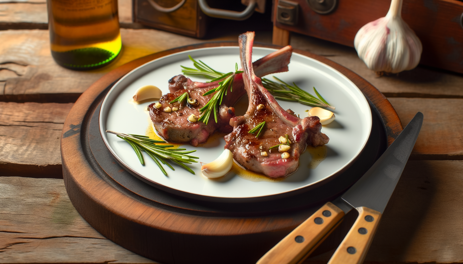 Juicy Spanish Lamb Chops with Rosemary and Garlic