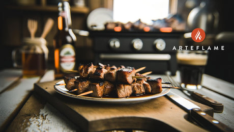 Iowa-Style Grilled Pork Belly Skewers