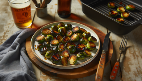 Alabama Honey-Glazed Grilled Brussels Sprouts