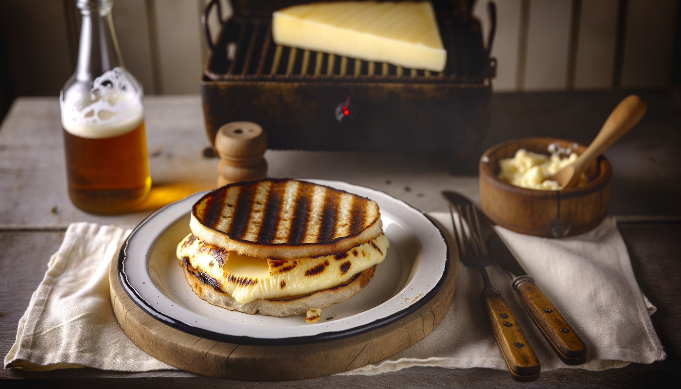 Grilled Swedish Västerbotten Cheese Sandwich