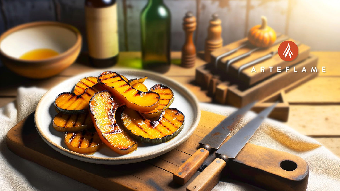 Korean Grilled Pumpkin Slices with Honey