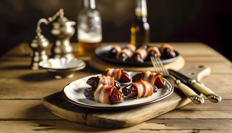 German Grilled Bacon-Wrapped Dates