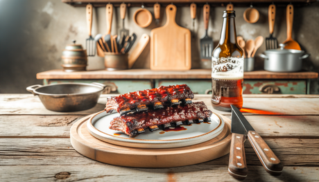 Swiss Spiced Mulled Wine Glazed Ribs on the Arteflame