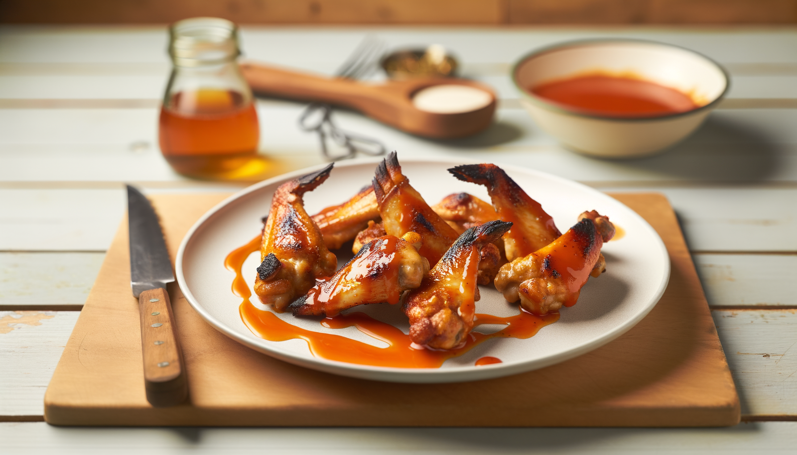 Delaware Buffalo-Style Grilled Chicken Wings