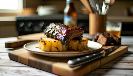 Florida Pineapple-Glazed Short Ribs on the Grill