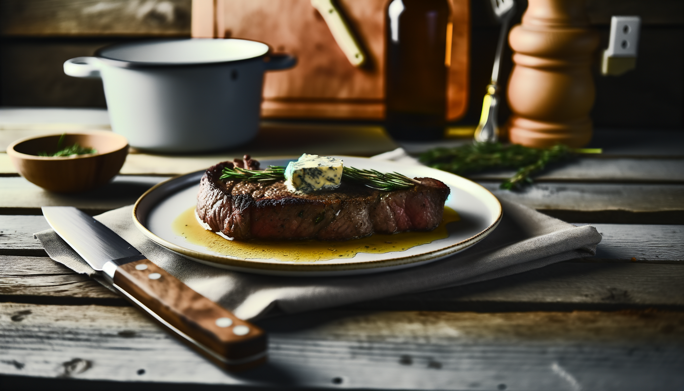 Austrian Smoked Alpine Herb Butter-Basted Steak