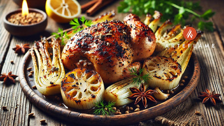 Grilled Fennel and Anise Chicken Recipe on Arteflame