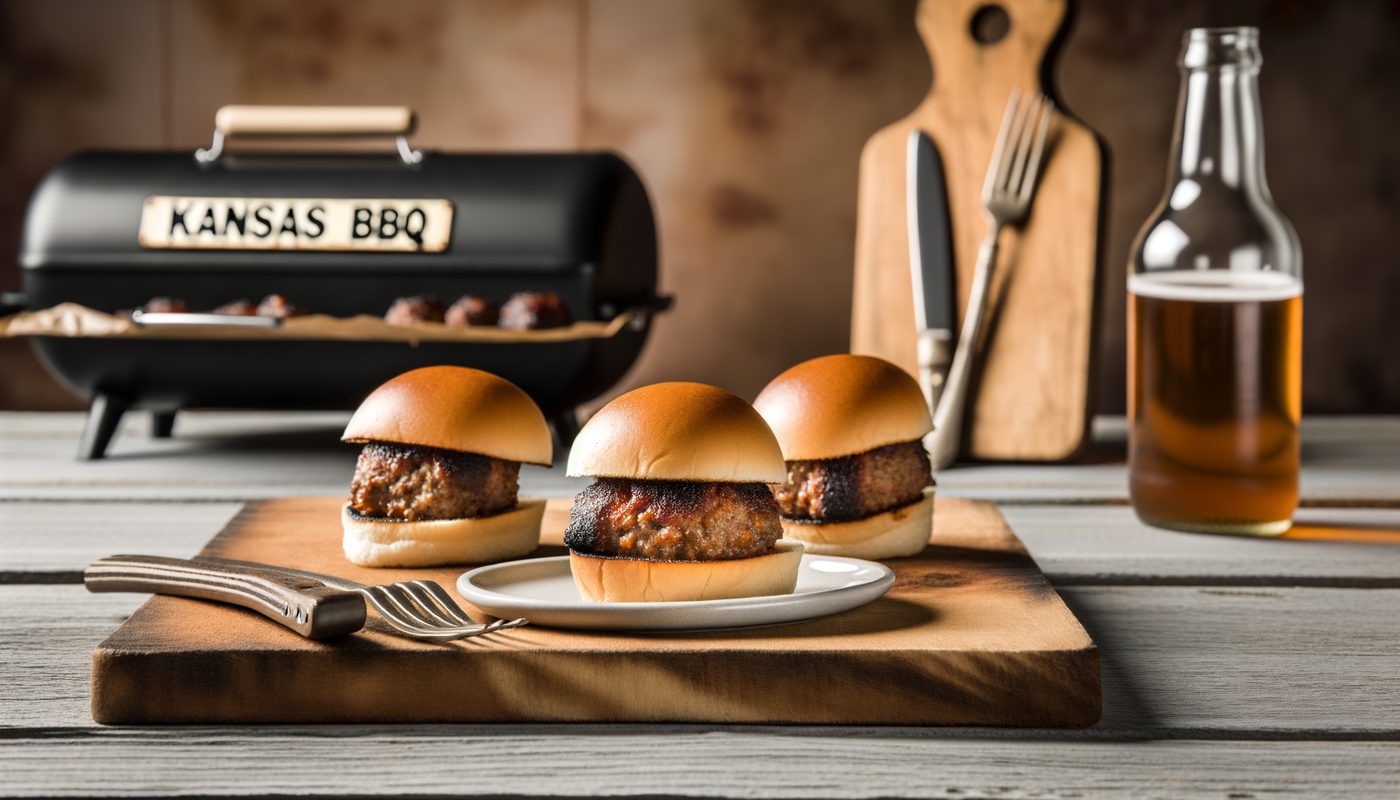 Kansas BBQ Meatloaf Sliders on the Arteflame Grill