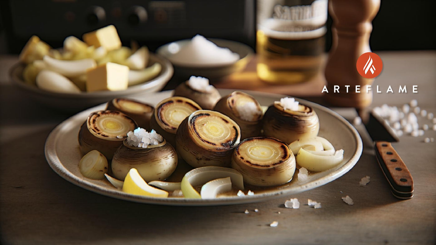 Swedish Grilled Turnips with Sea Salt