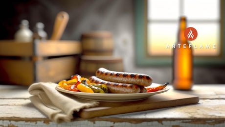 Rustic Indiana Sausage and Peppers on the Grill