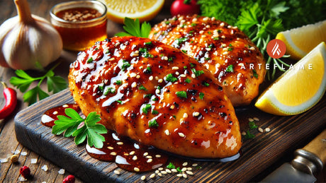 Honey Garlic Chicken Recipe on the Arteflame Grill