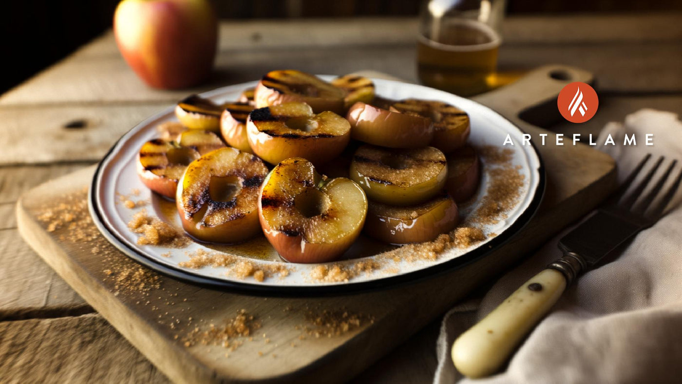 Grilled Ohio Cinnamon Sugar Apples