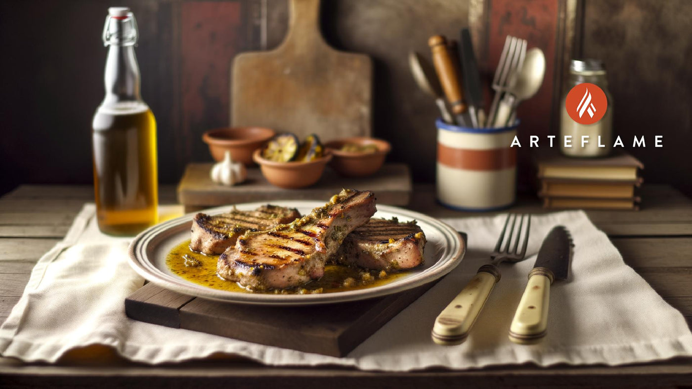 Florida Cuban Mojo Pork Chops on the Arteflame Grill
