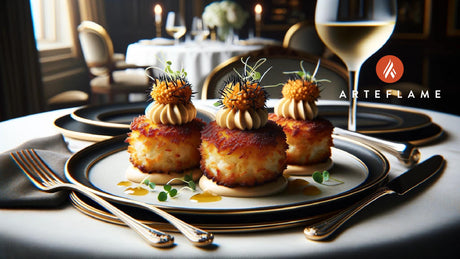 Crab Cakes with Sea Urchin Mayo