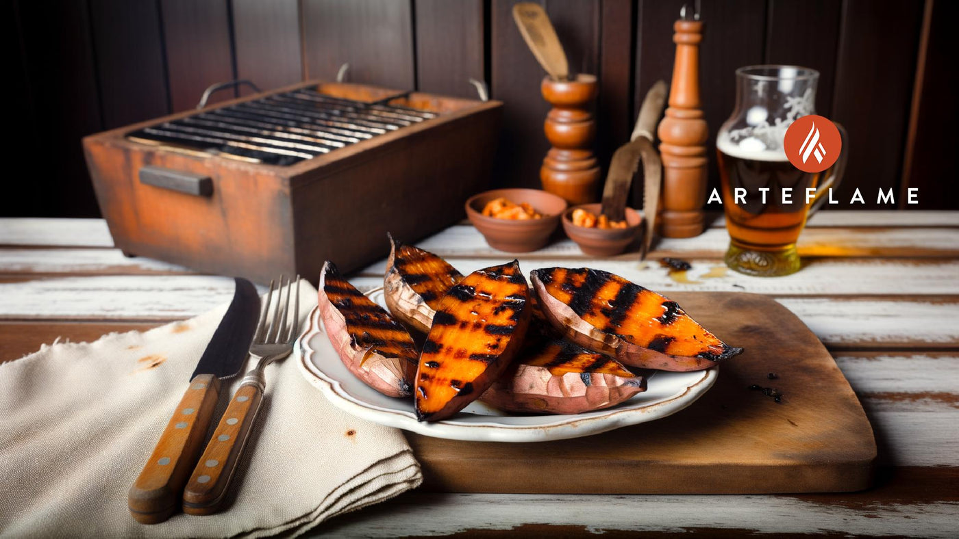 Portuguese Grilled Sweet Potatoes