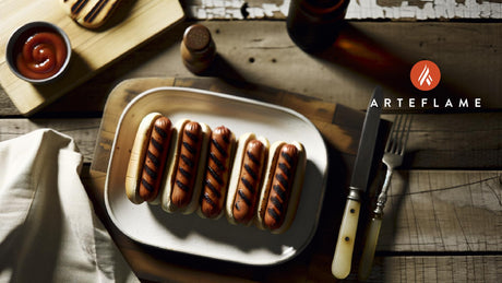 Indiana Fire-Kissed Hot Dogs on the Arteflame Grill
