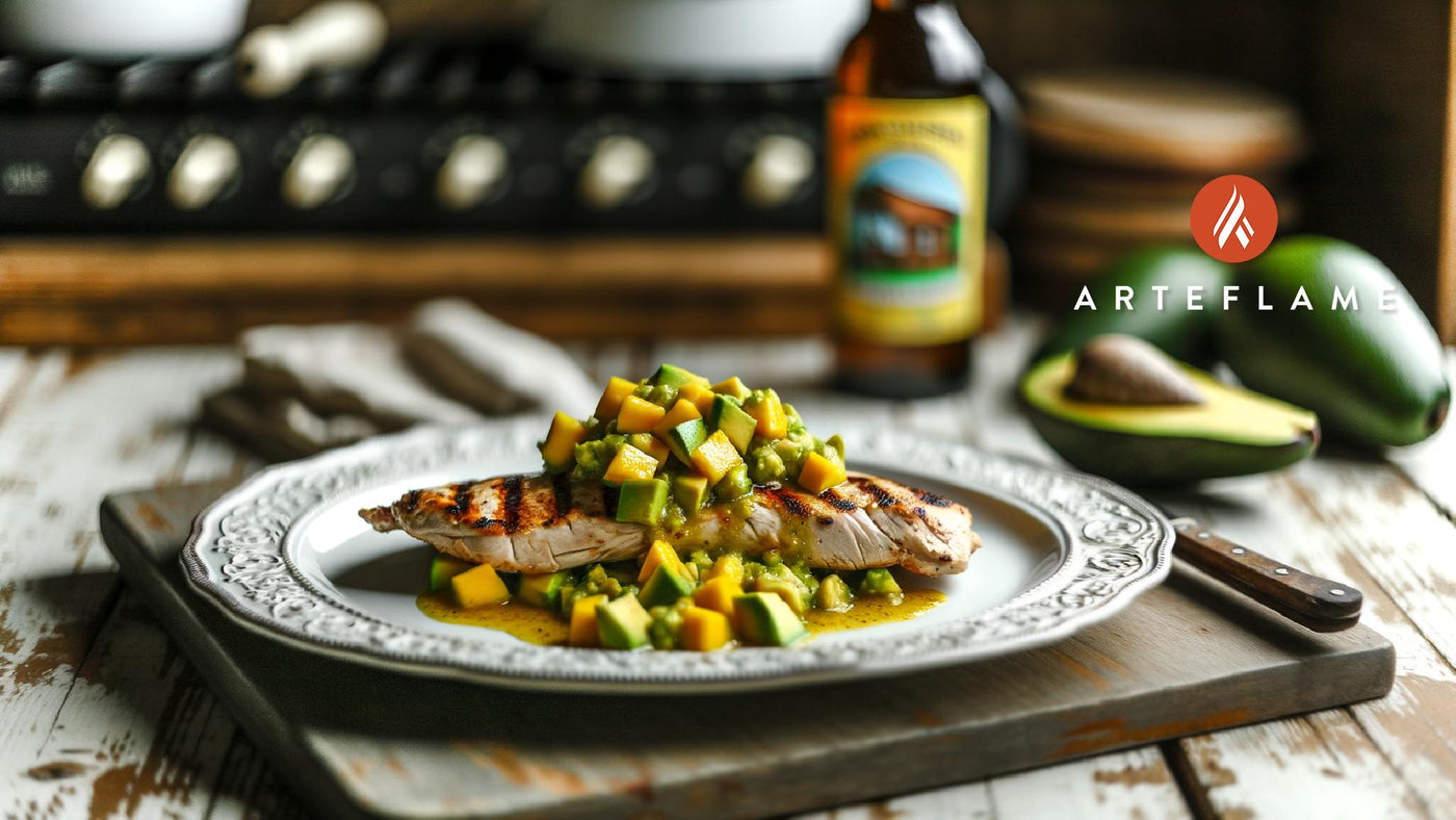 California Avocado and Mango Salsa Grilled Chicken