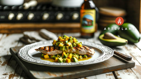 California Avocado and Mango Salsa Grilled Chicken