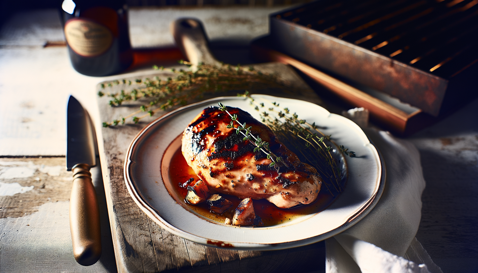 Swedish Maple and Thyme Glazed Chicken Breast