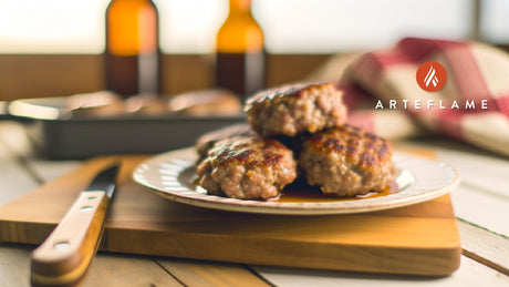 Iowa Homestyle Sausage Patties on the Arteflame Grill