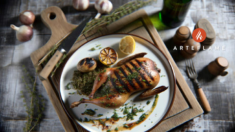 California Wood-Grilled Quail with Fresh Herbs