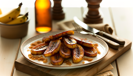 Grilled Florida Plantains with Cinnamon Sugar