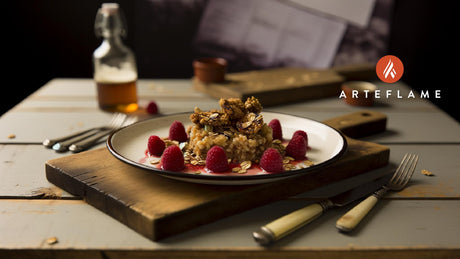 Warm Scottish Cranachan with Grilled Oat Clusters