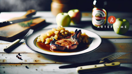 German Smoked Pork Chops (Kassler) with Apple Compote